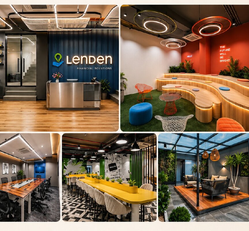 LenDen Club headquarters Mumbai - designed by Ciao Green
